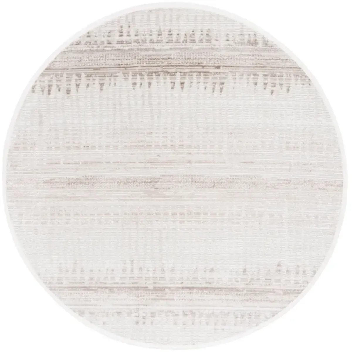 MILA 234 IVORY  6'-7' x 6'-7' Round Round Rug