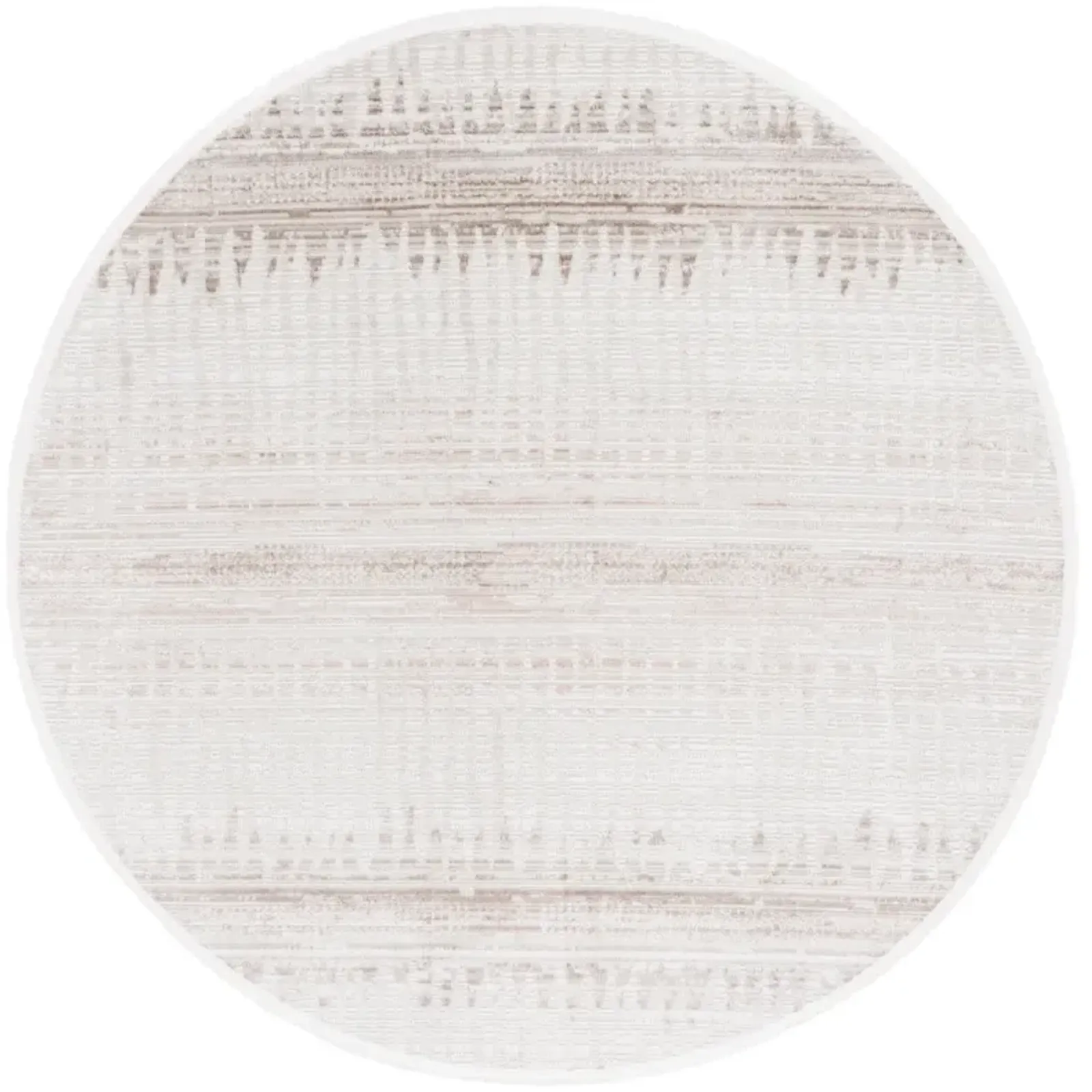 MILA 234 IVORY  6'-7' x 6'-7' Round Round Rug