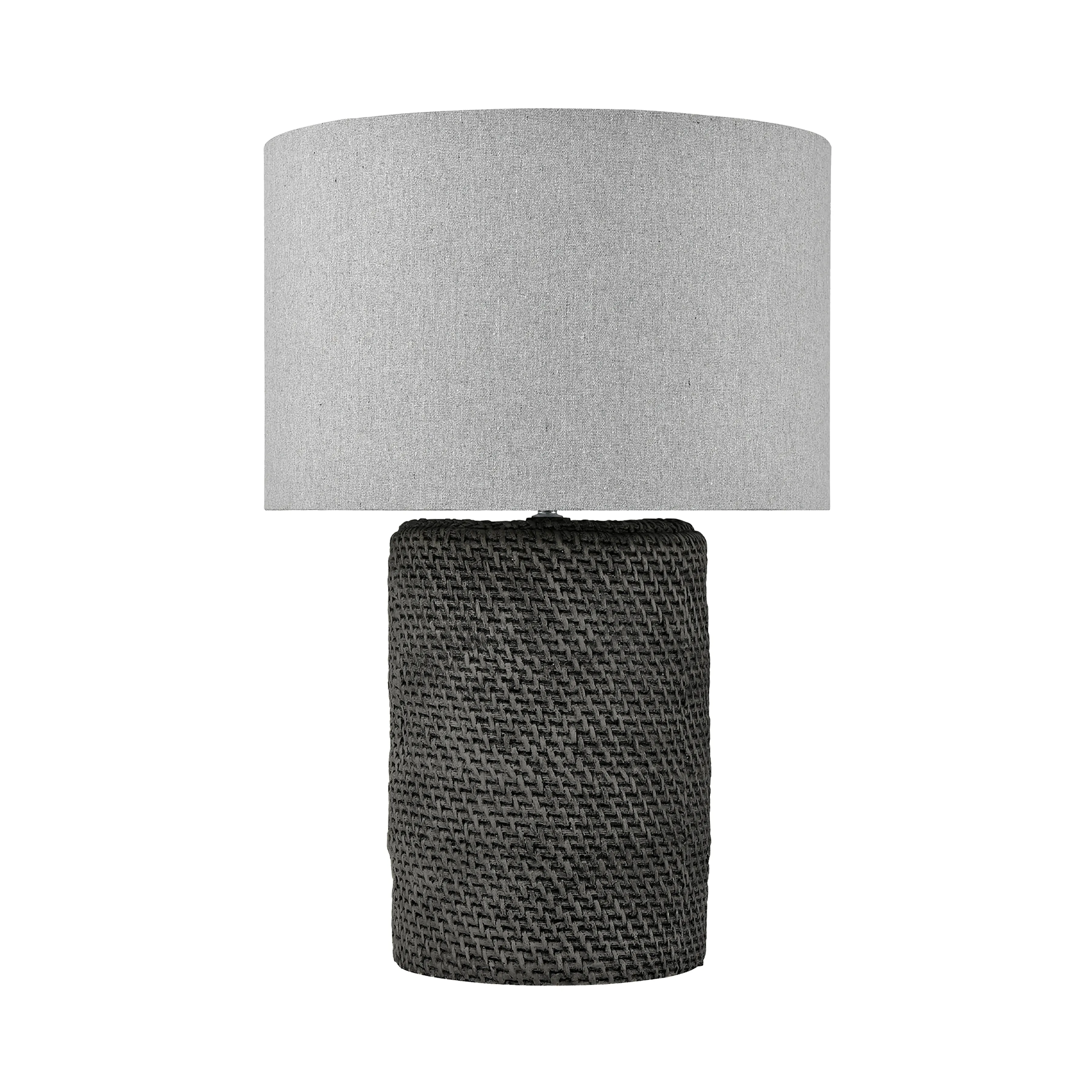 Wefen 24'' High 1-Light Table Lamp - Gray - Includes LED Bulb