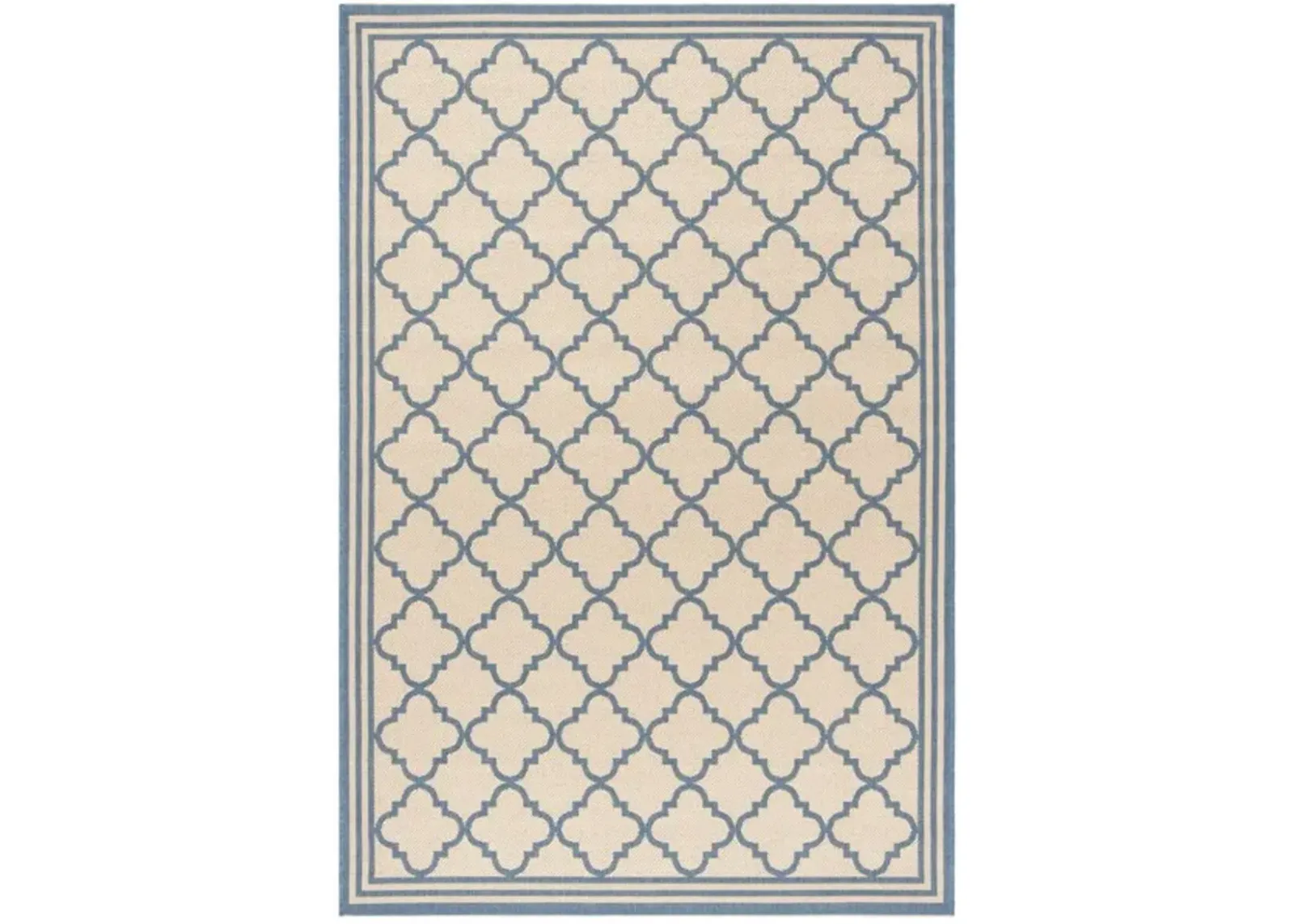 LINDEN 121 Collection LND121N-9 Cream / Blue 9' X 12'