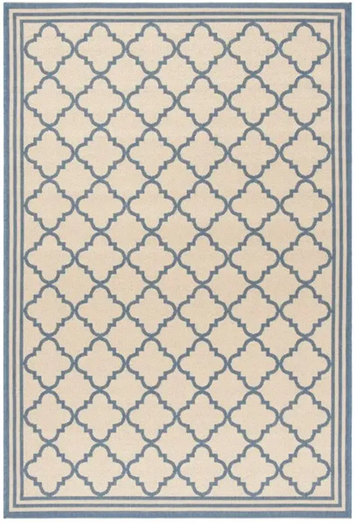 LINDEN 121 Collection LND121N-9 Cream / Blue 9' X 12'