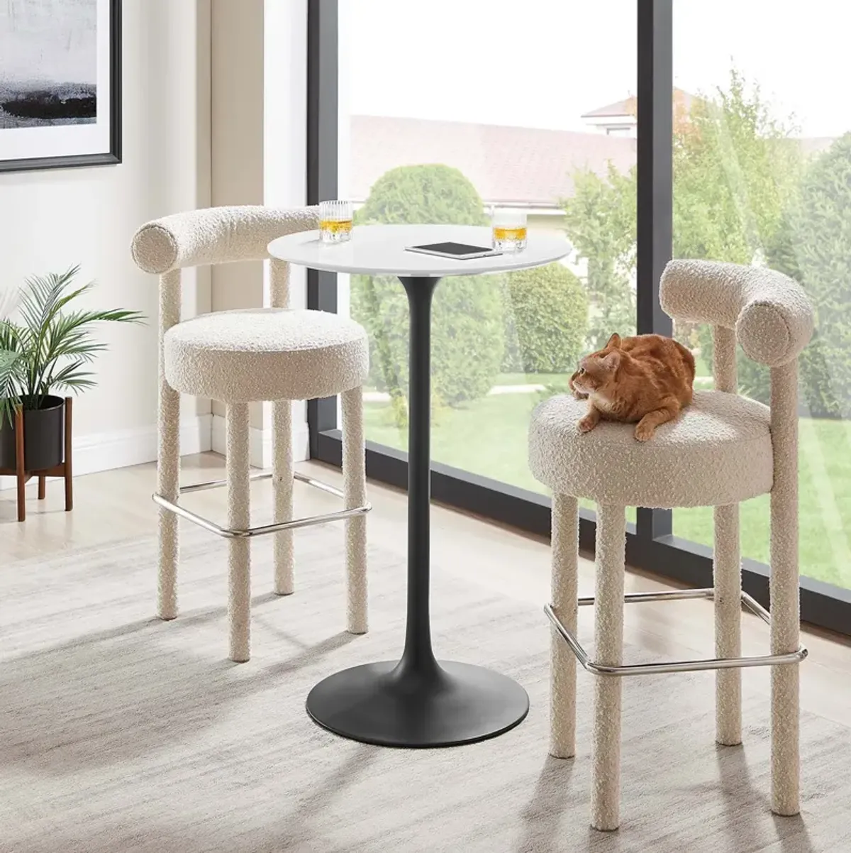 Lippa 28" Round Bar Table