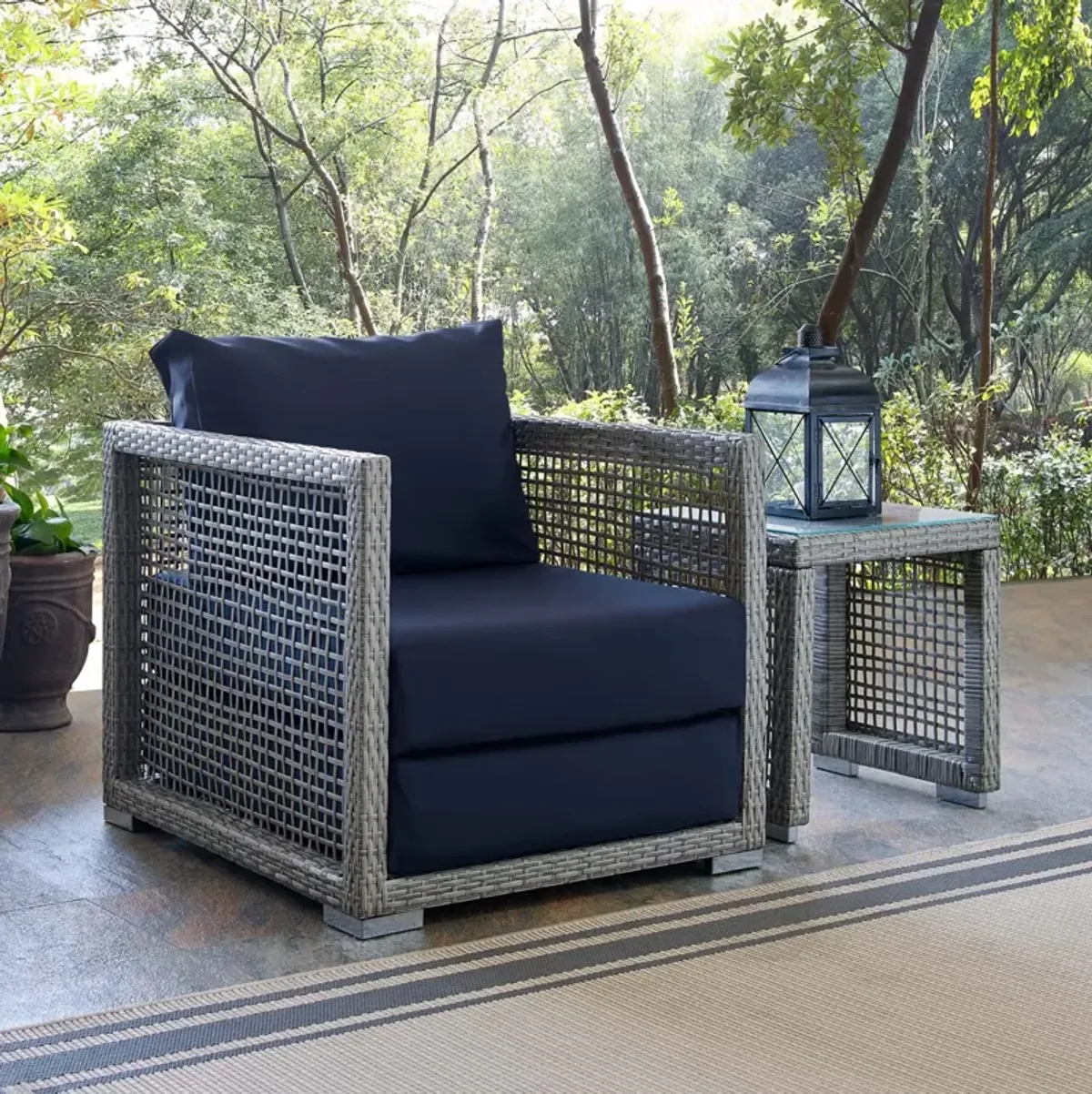 Aura Rattan Outdoor Patio Armchair