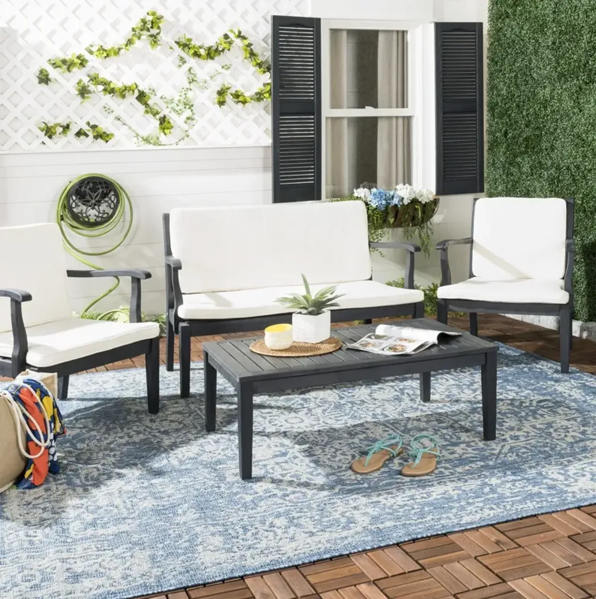 Fresno 4pc Outdoor Living Set
