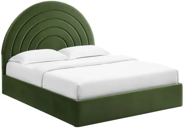 Solana Arched Performance Velvet King Platform Bed by Modway