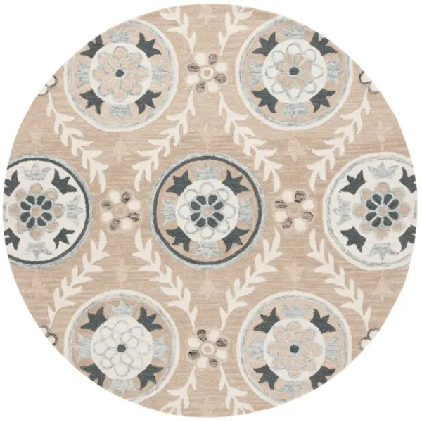 JARDIN Hand Tufted 6' x 6' Round area rug