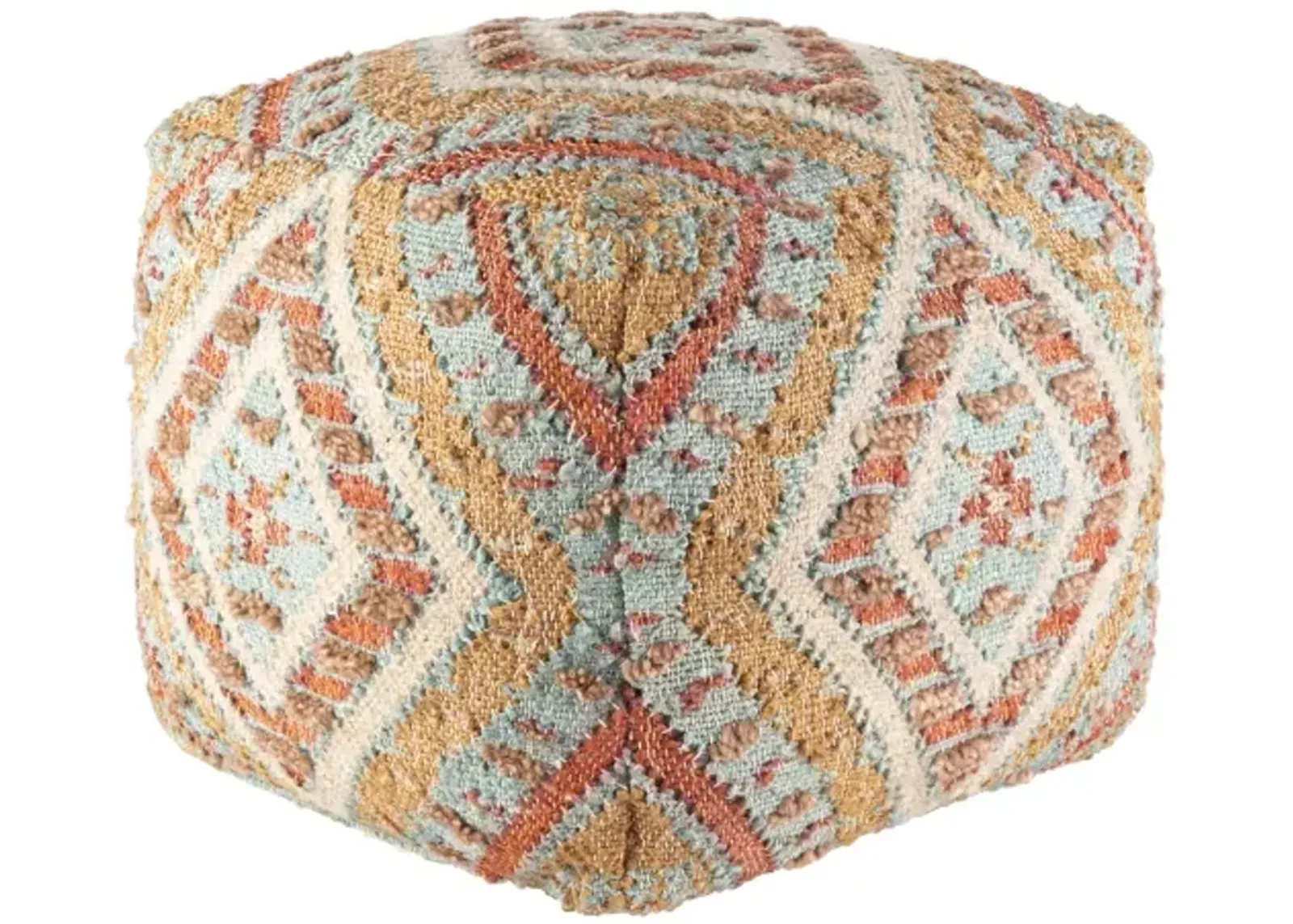 Luanda 18"H x 18"W x 18"D Pouf