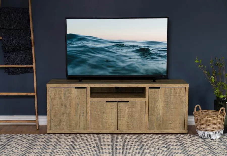 Tabby 4-door Engineered Wood 60" TV Stand Mango