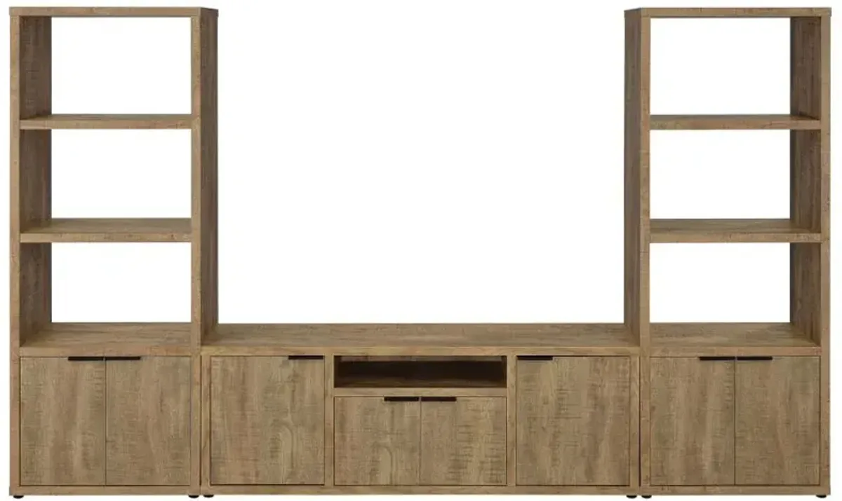 Tabby 4-door Engineered Wood 60" TV Stand Mango