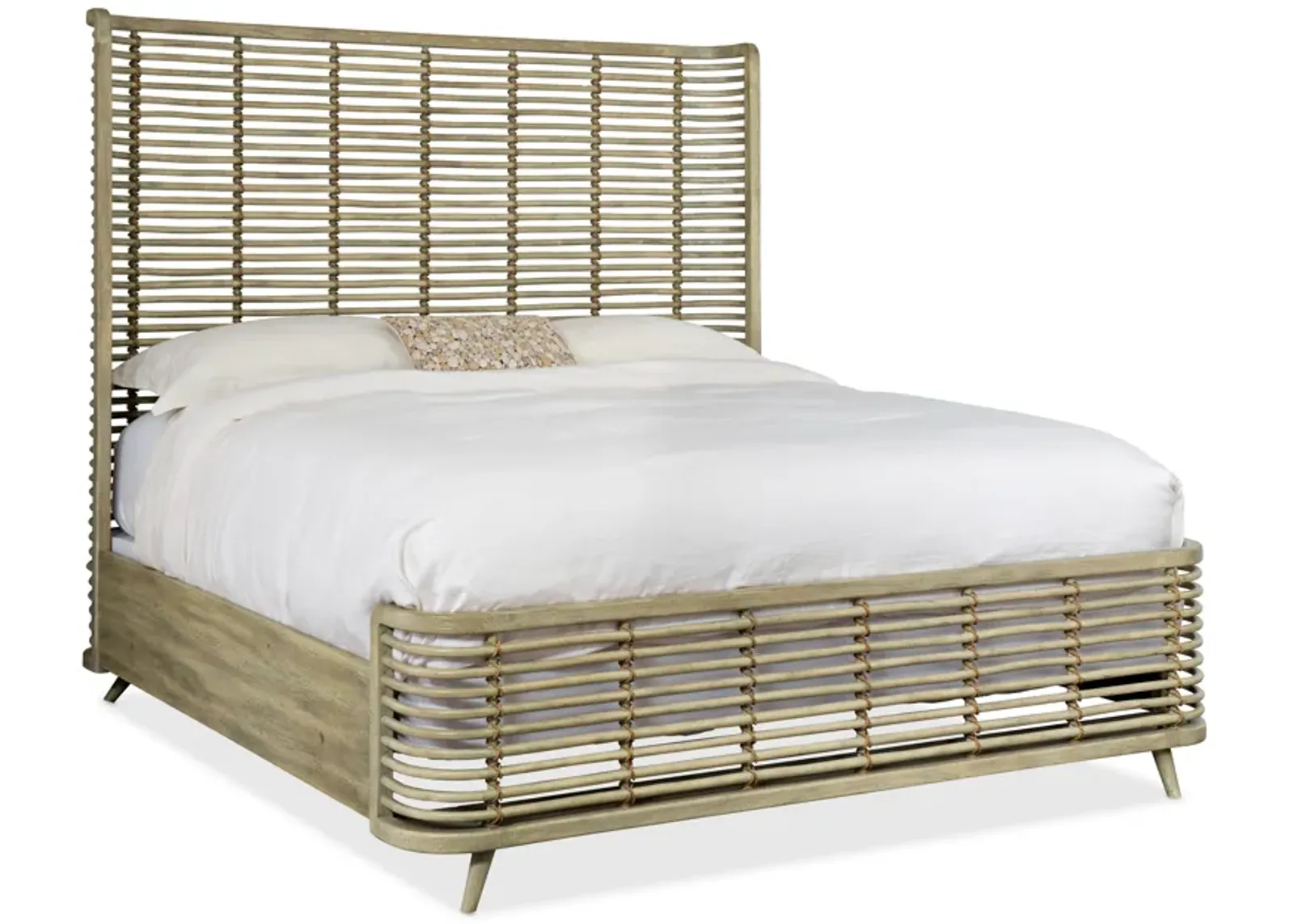 Surfrider Queen Rattan Bed