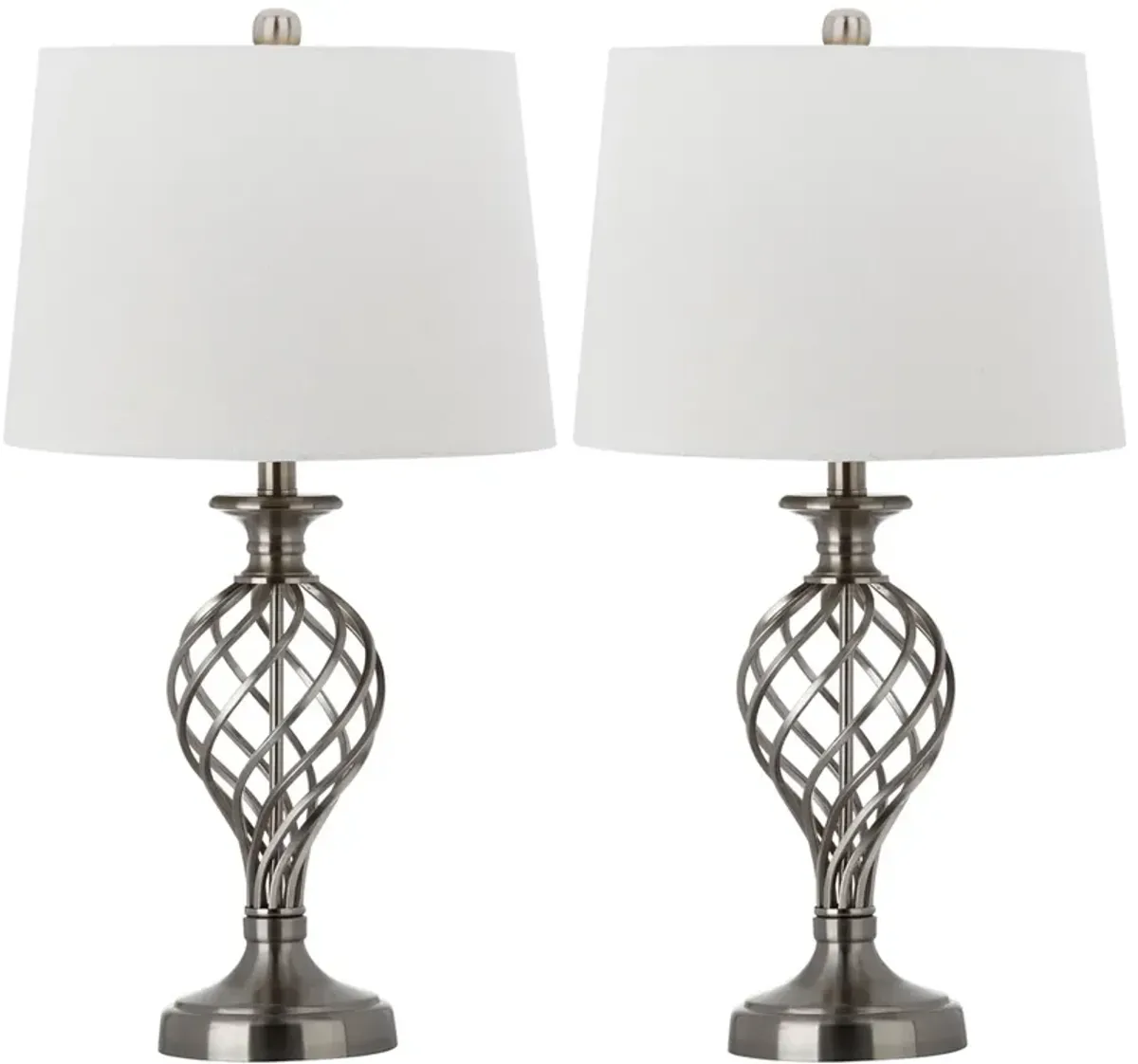 Lattice 26.75-Inch H Urn Table Lamp - Set of 2