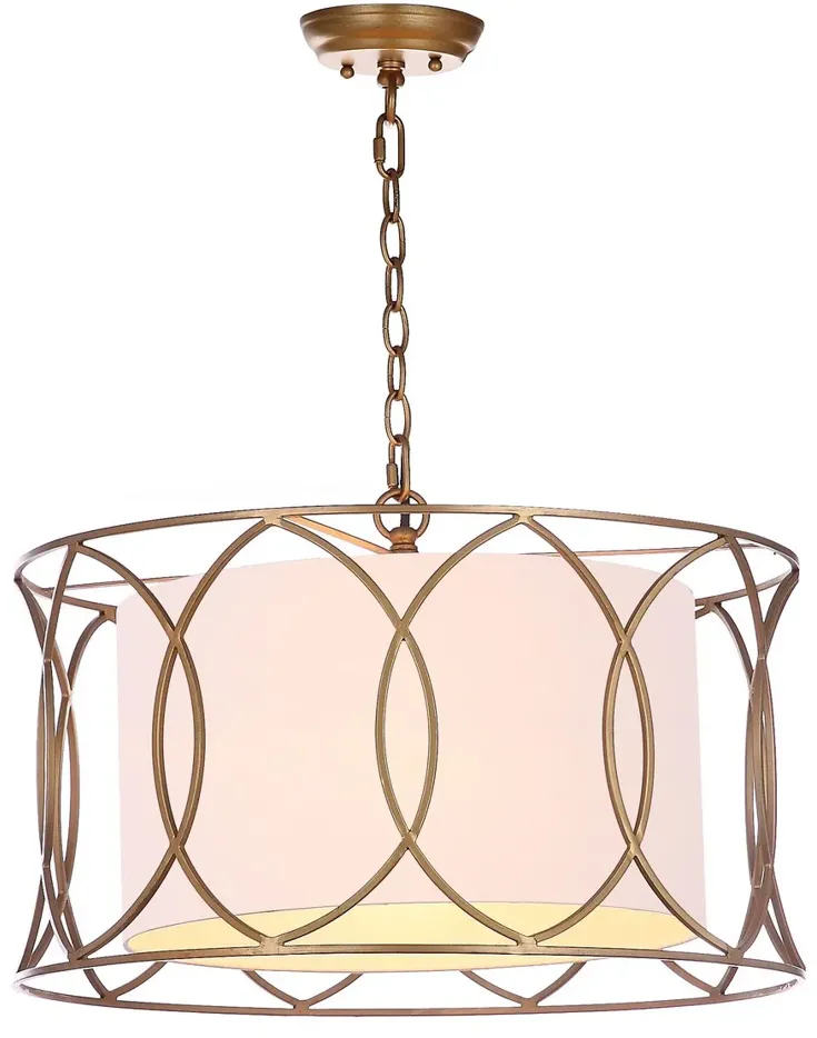 Silas 21.5-Inch Dia Adjustable Pendant Lamp