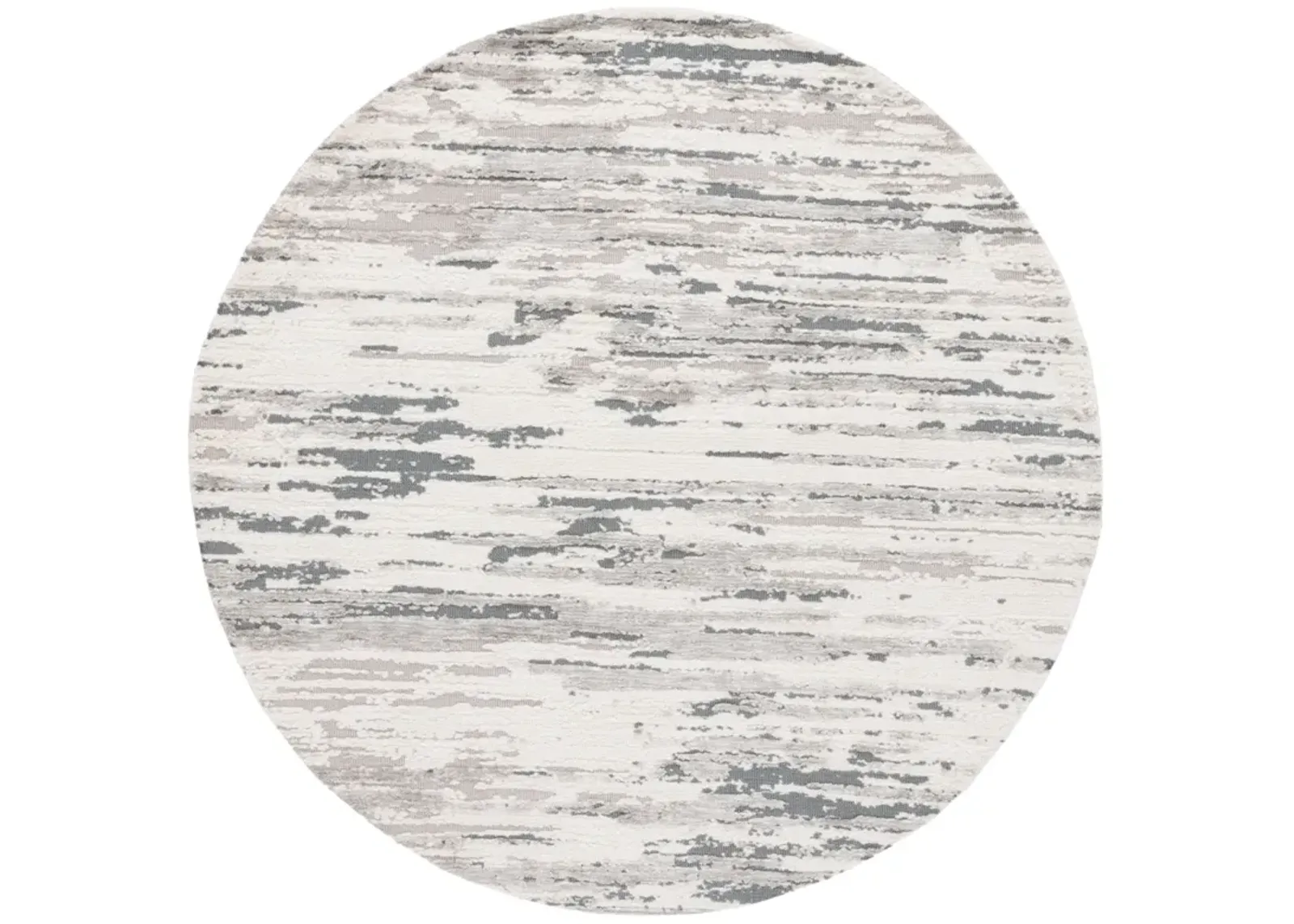 AUDREY 110 GREY  6' x 6' Round Round Rug