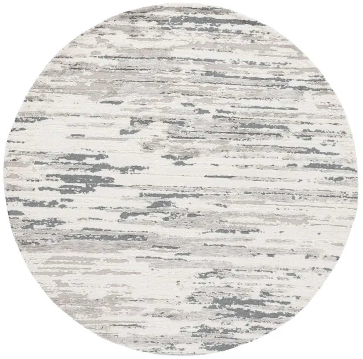 AUDREY 110 GREY  6' x 6' Round Round Rug