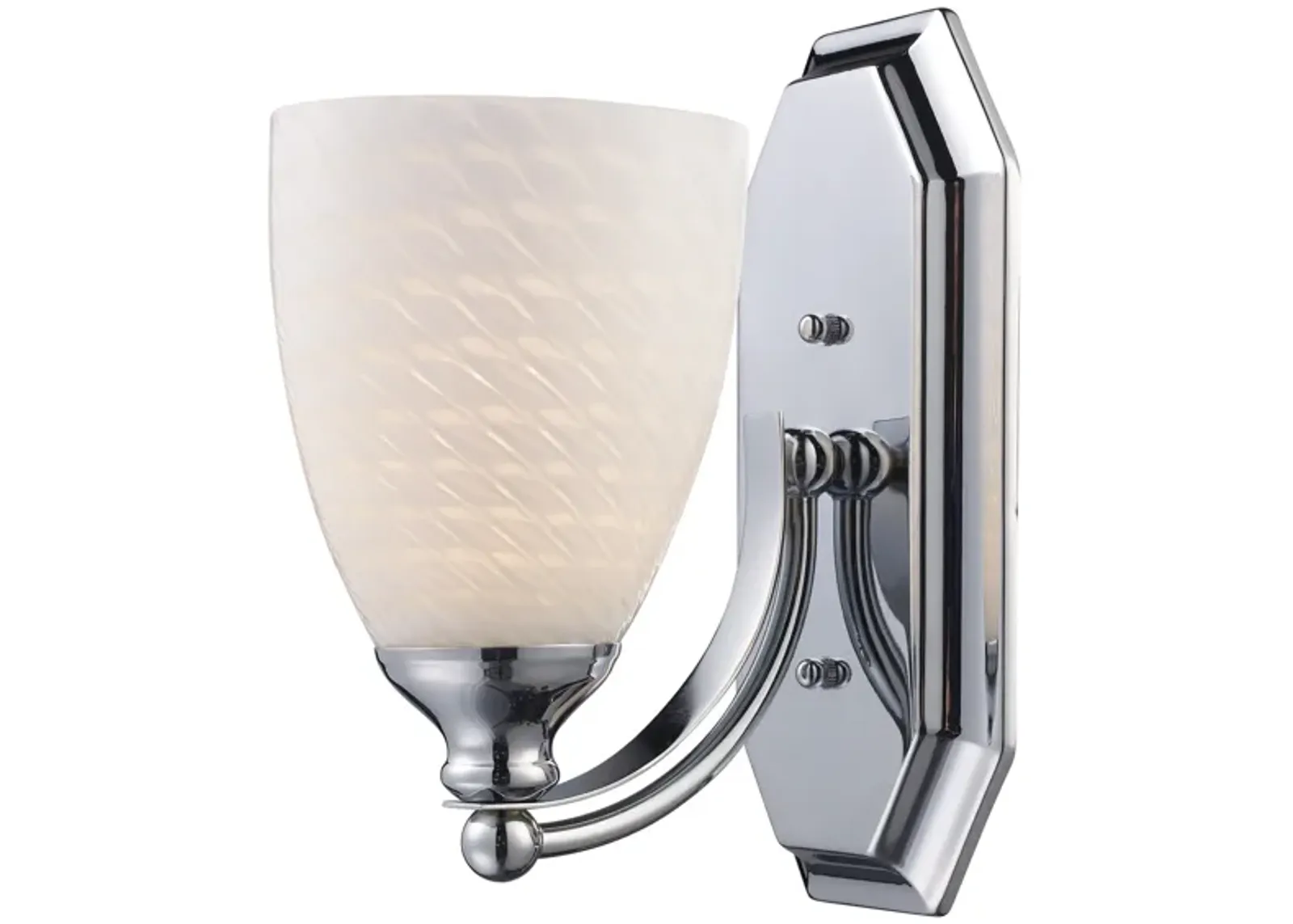 Mix and Match Vanity 5" Wide 1-Light Vanity Light - Polished Chrome