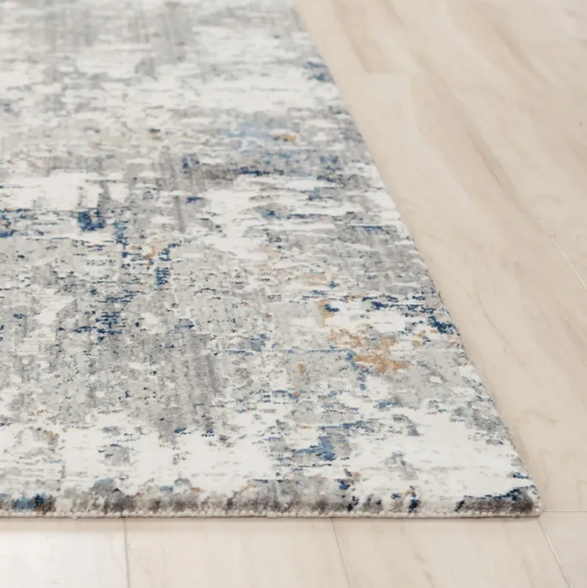 Anatolia Beige/multi Abstract Recycled Polyester 5'2" x 7'9" Rectangle Rug