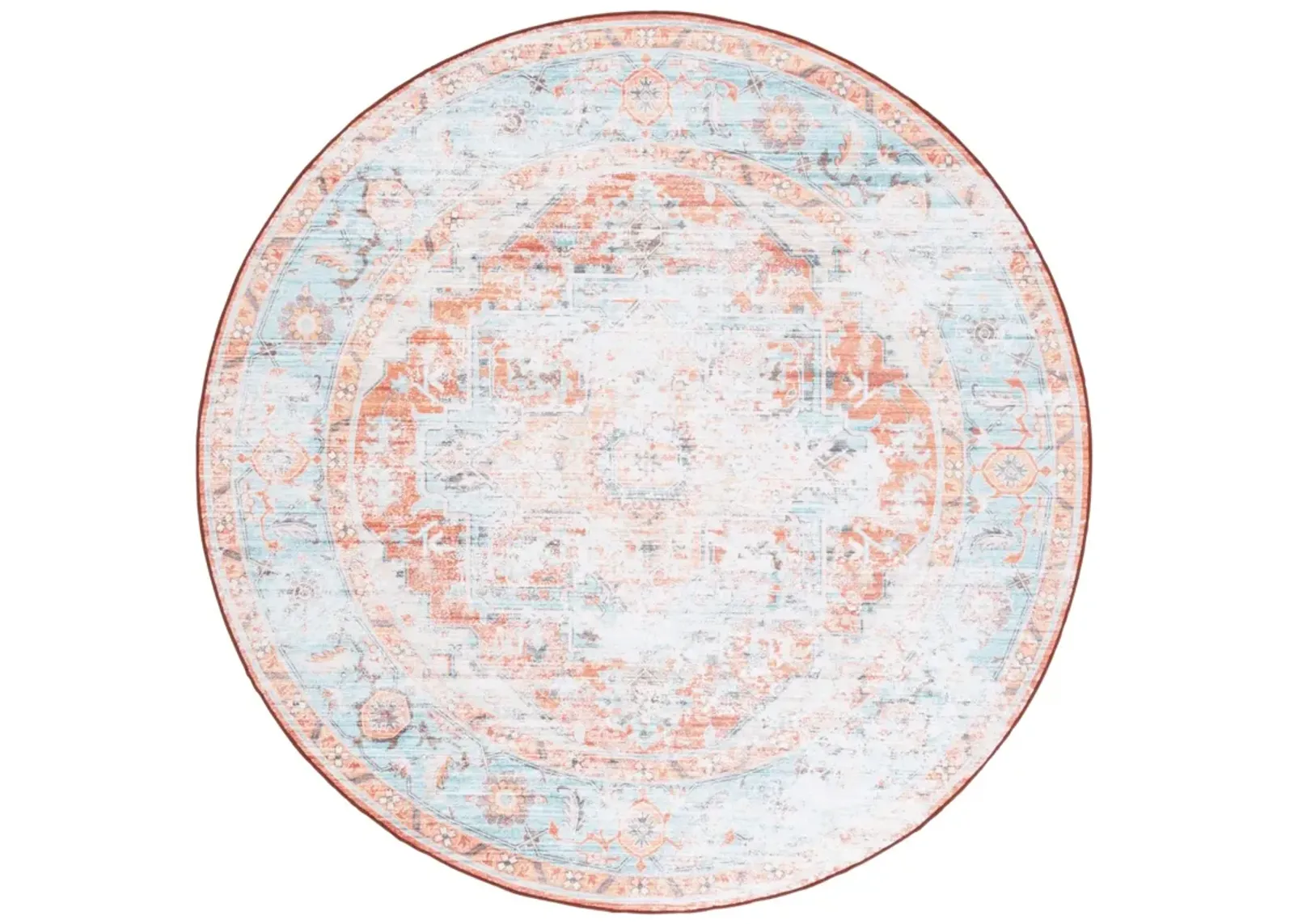 ARIZONA 928 TURQUOISE  6' x 6' Round Round Rug