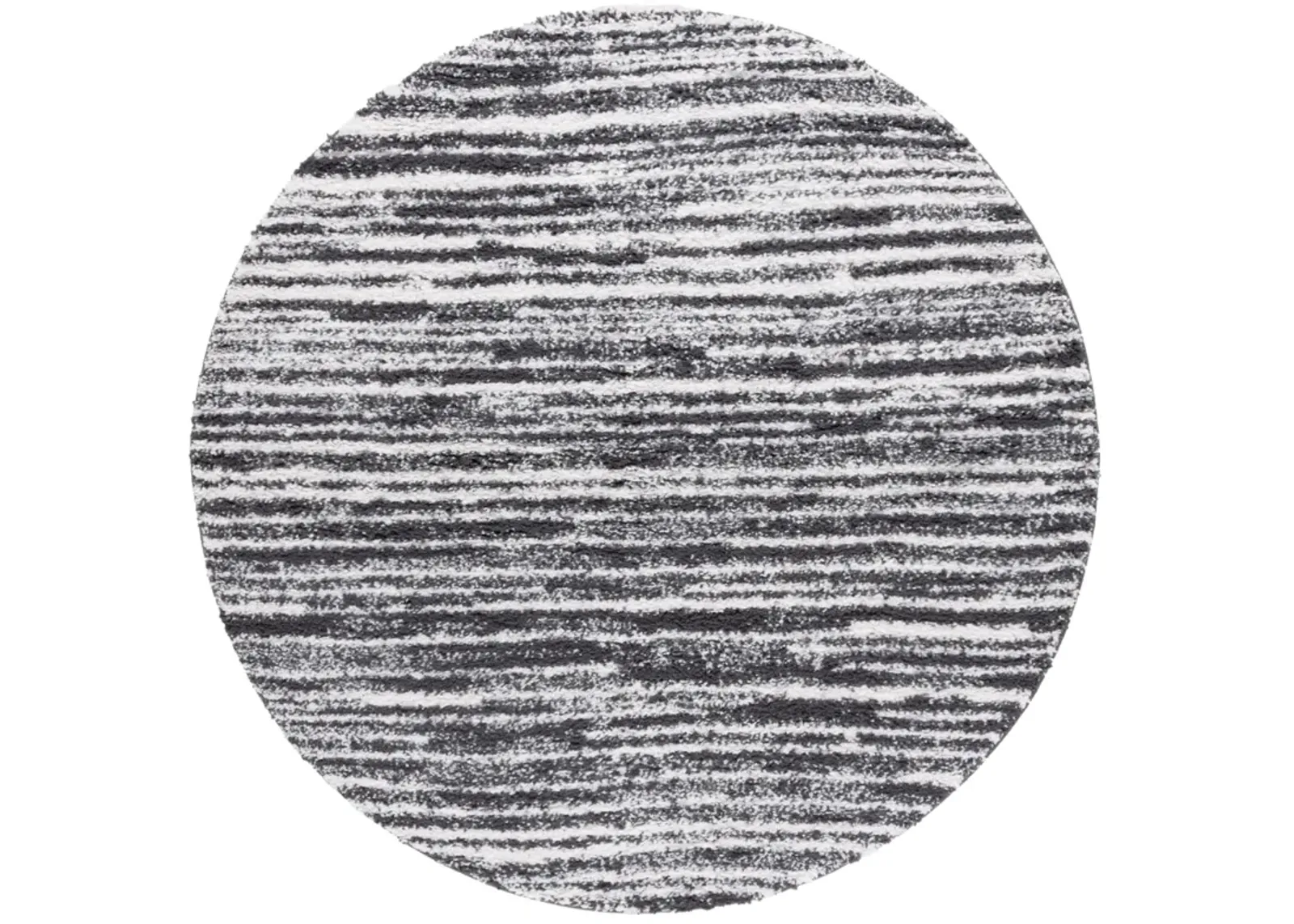 RUMI SHAG 110 CHARCOAL  6'-7' x 6'-7' Round Round Rug