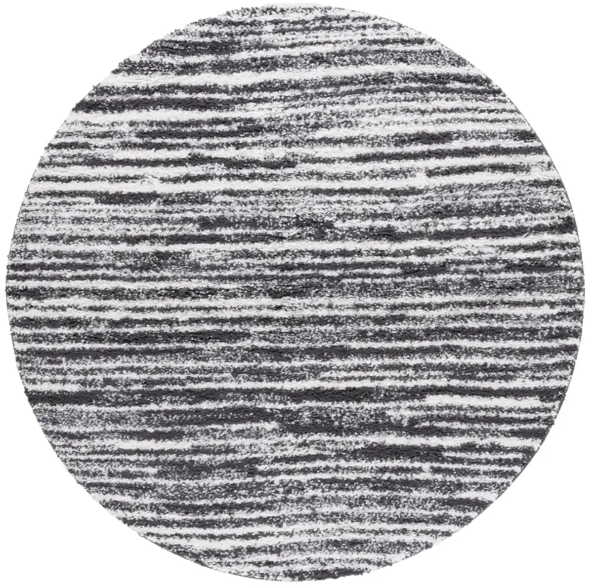 RUMI SHAG 110 CHARCOAL  6'-7' x 6'-7' Round Round Rug