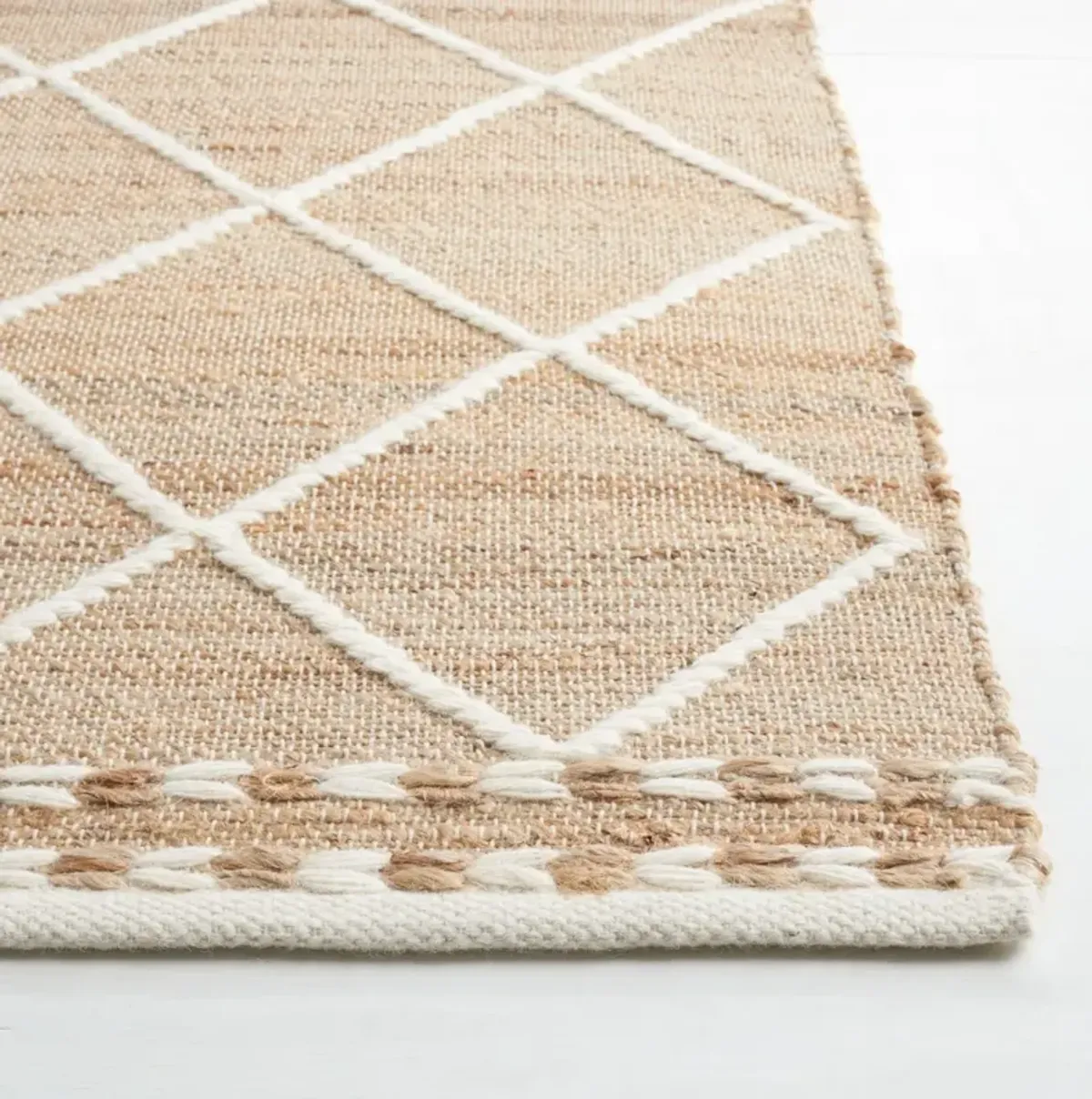 NATURAL FIBER 278 NATURAL  6' x 6' Square Square Rug