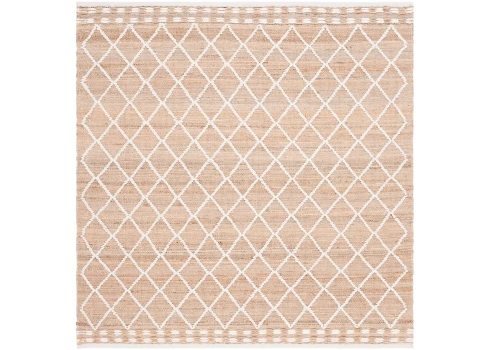 NATURAL FIBER 278 NATURAL  6' x 6' Square Square Rug