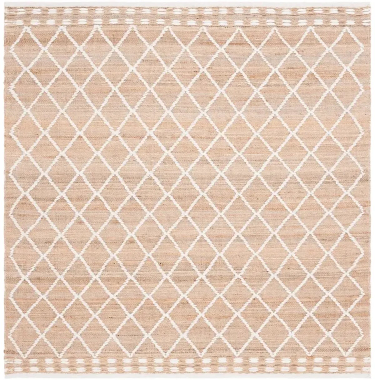 NATURAL FIBER 278 NATURAL  6' x 6' Square Square Rug