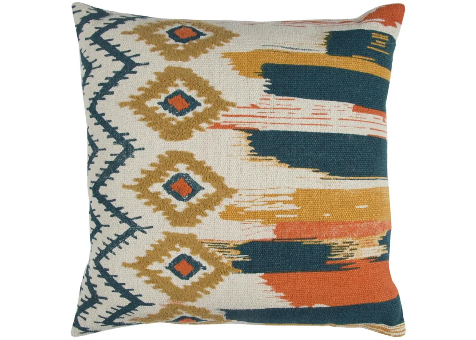 Brushstroke Orange  Pillow