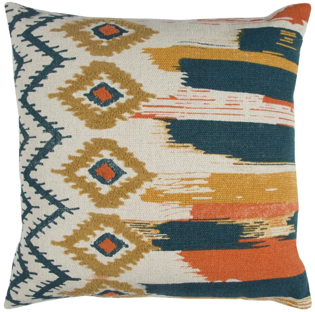 Brushstroke Orange  Pillow