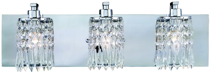 Optix 21" Wide 3-Light Vanity Light - Polished Chrome