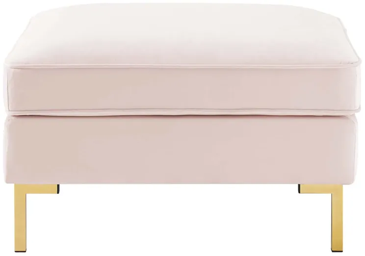 Ardent Performance Velvet Ottoman