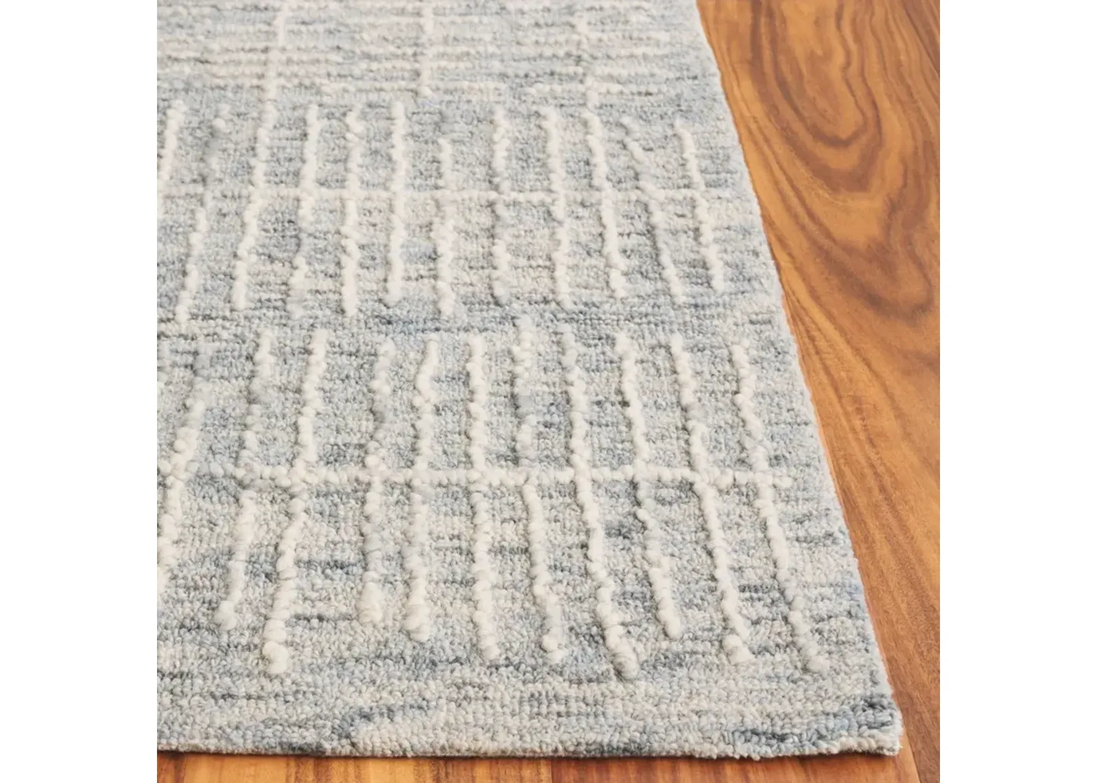 ABSTRACT 283 LIGHT BLUE  6' x 6' Square Square Rug