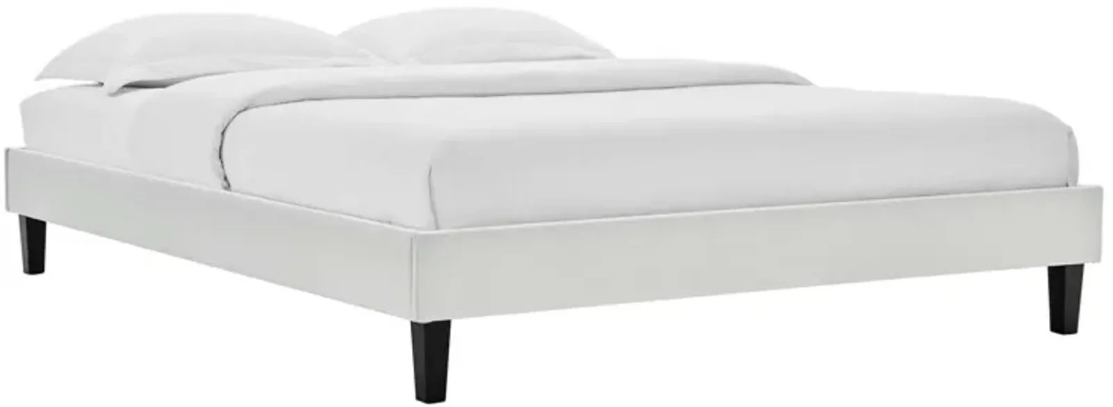 Reign Twin Performance Velvet Platform Bed Frame