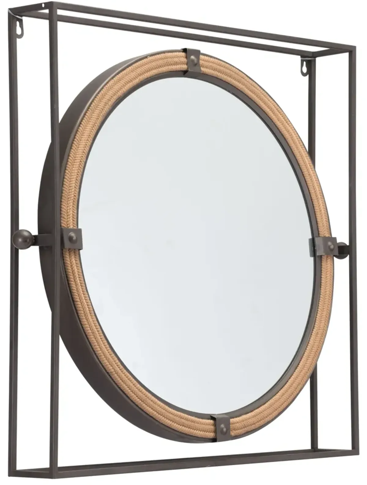 Capell Mirror Antique Gray