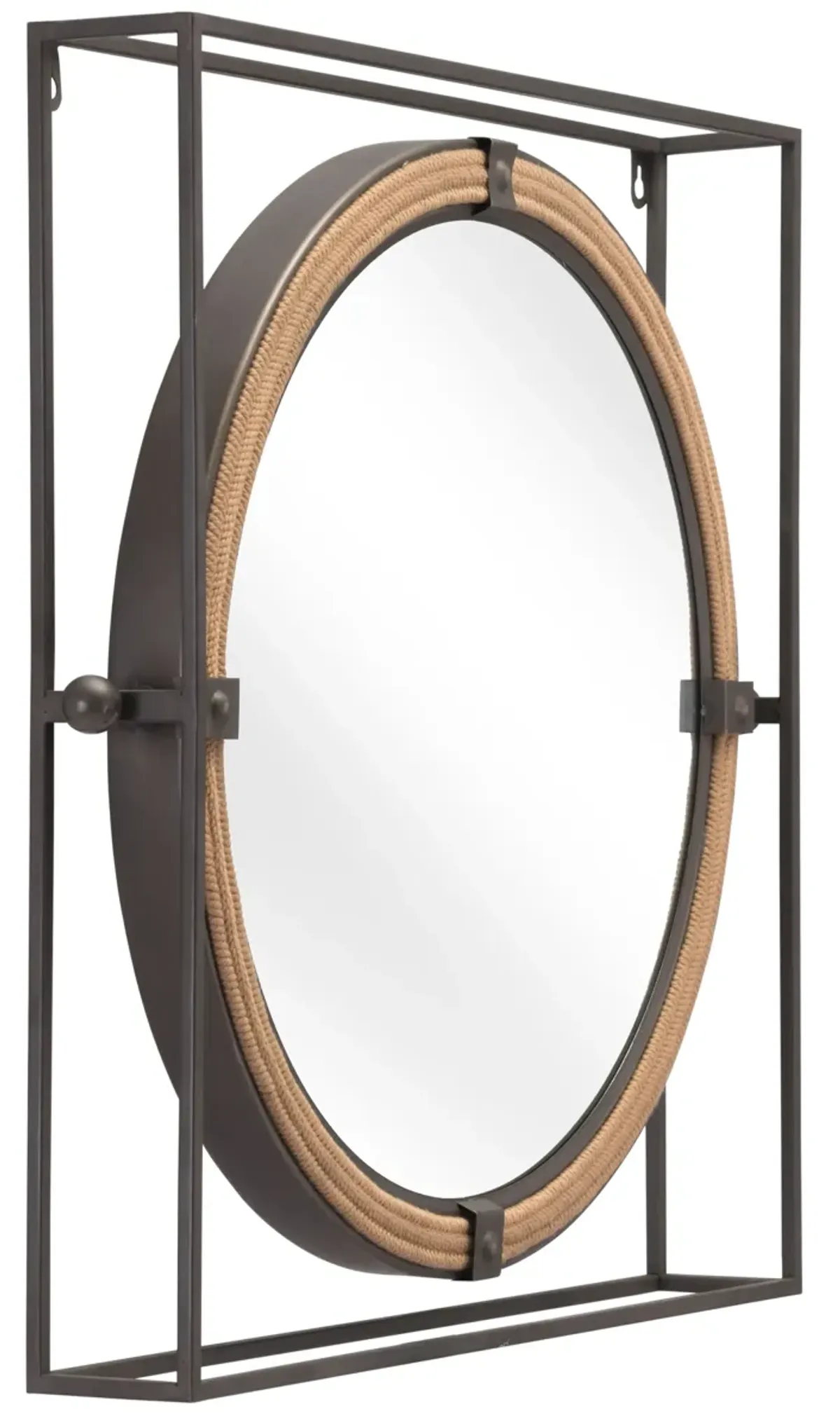 Capell Mirror Antique Gray