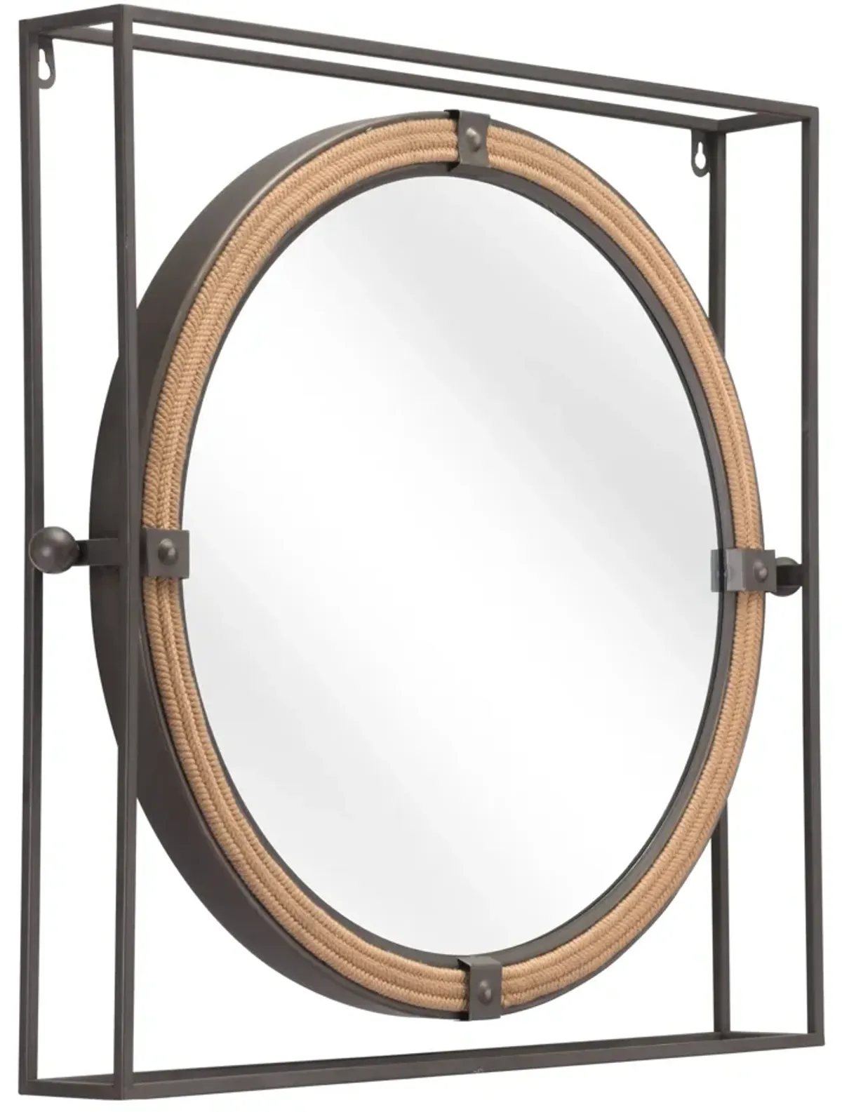 Capell Mirror Antique Gray