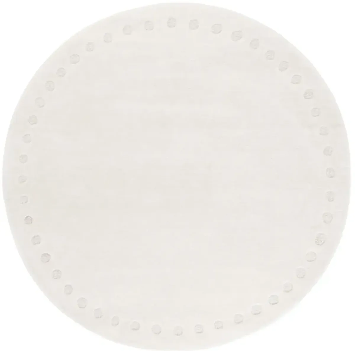 METRO 913 IVORY 6' x 6' Round Round Rug