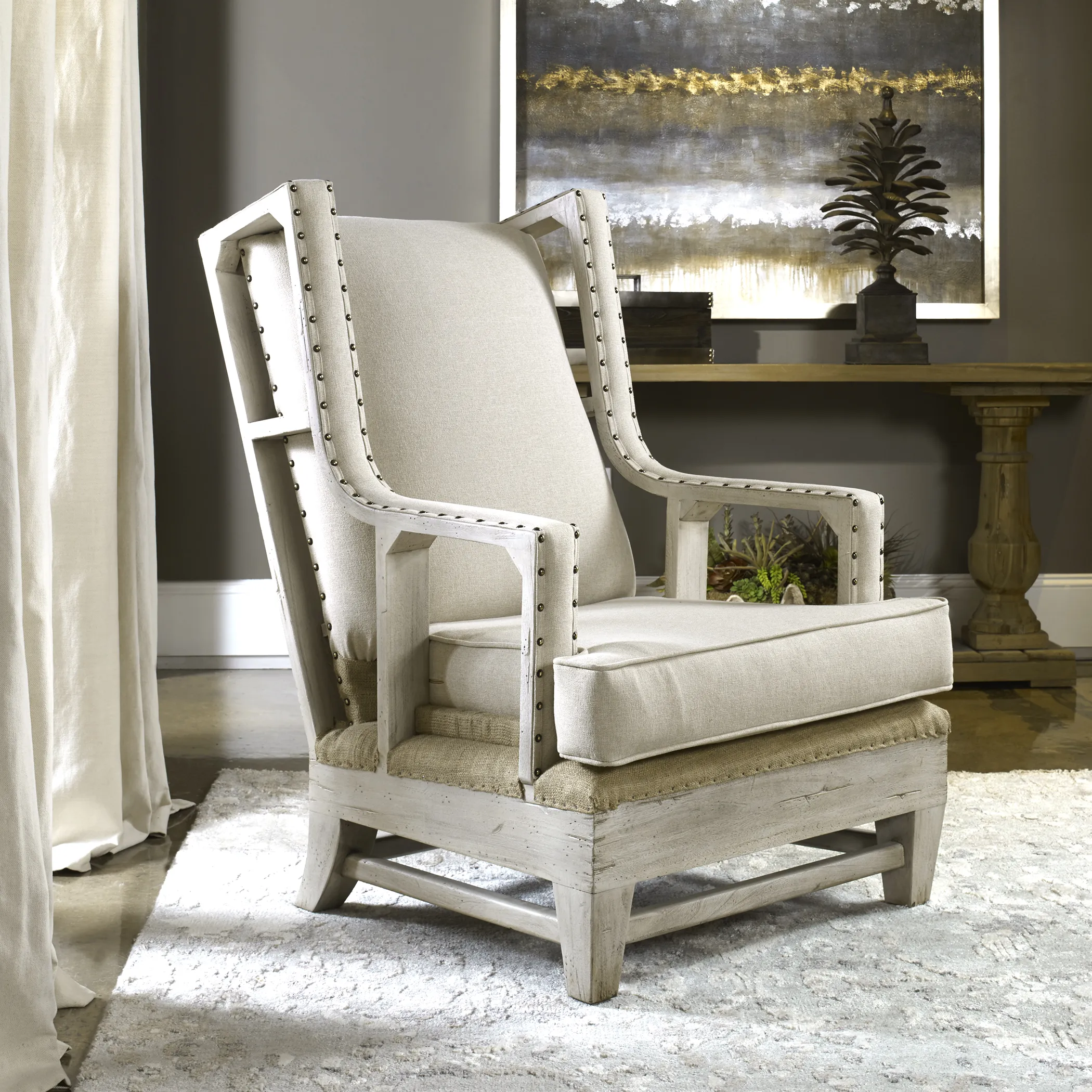 Schafer Linen Armchair