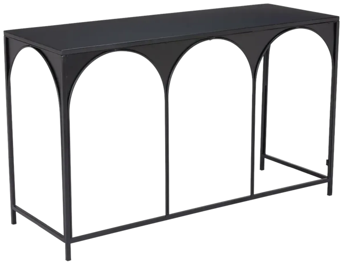 Loriet Console Table Black