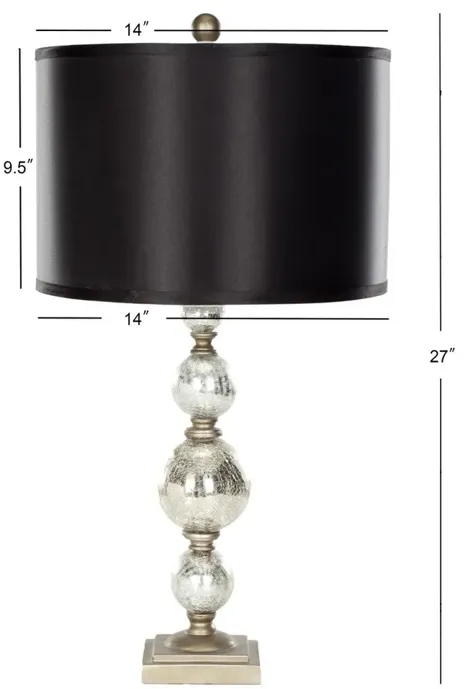 Nettie 27-Inch H Mercury Glass Table Lamp - Set of 2