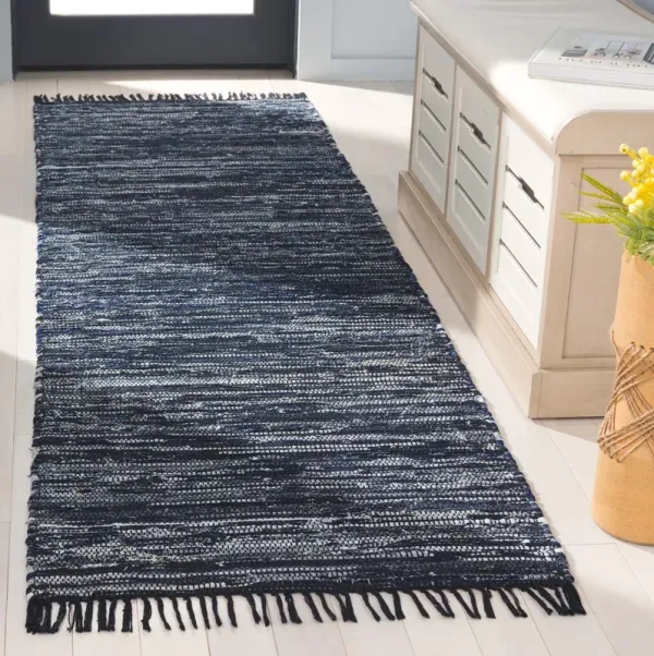 RAG RUG Hand Woven 2'-3' x 8' runner