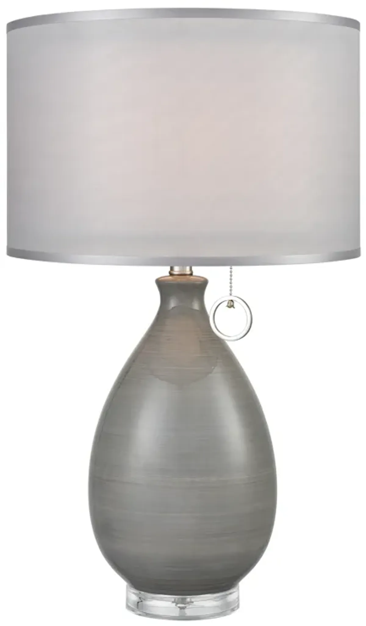 Clothilde 26" High 1-Light Table Lamp - Gray