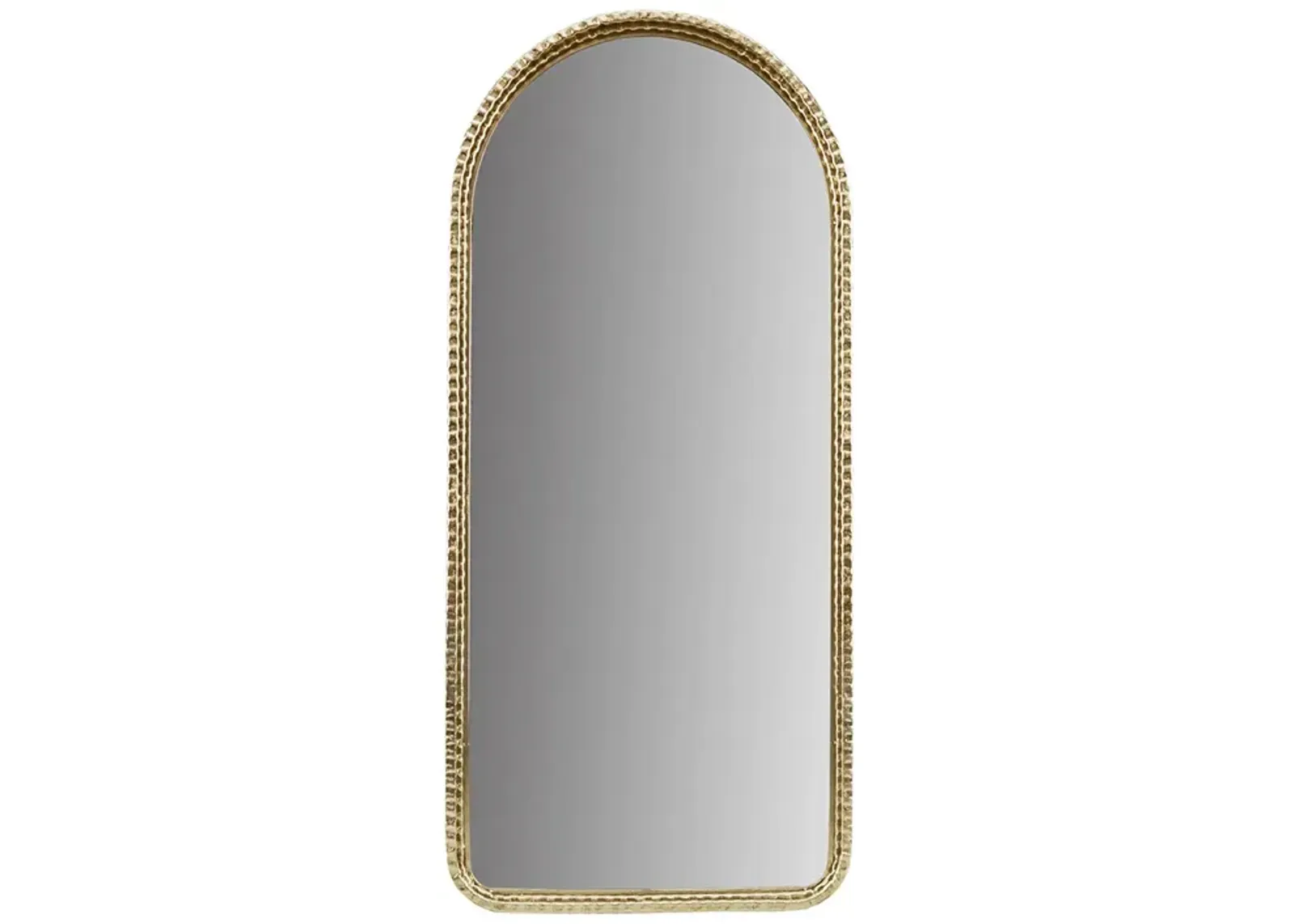 Gold Metal Arch Wall Mirror