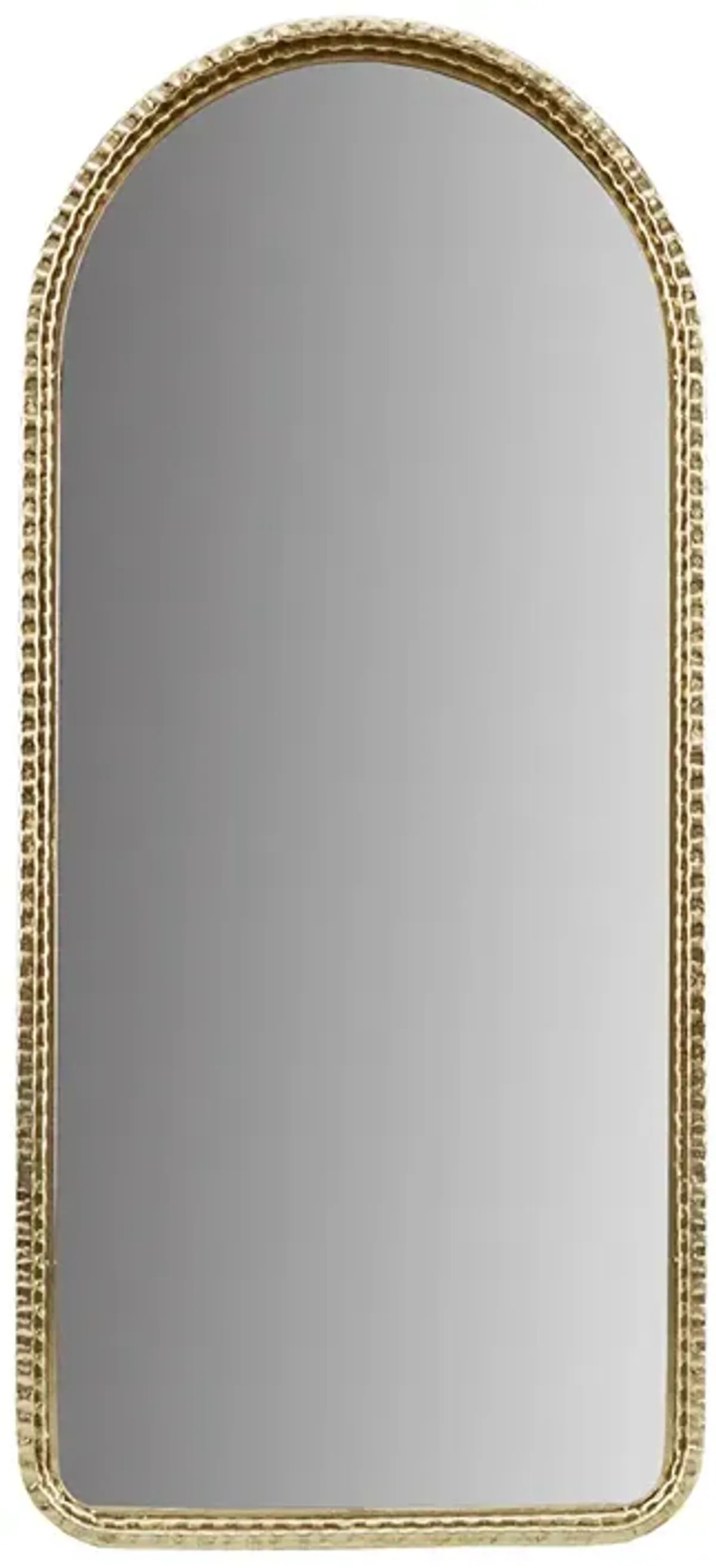 Gold Metal Arch Wall Mirror