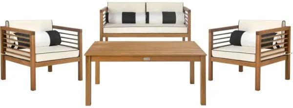 Alda 4 Pc Outdoor Set With Accent Pillows