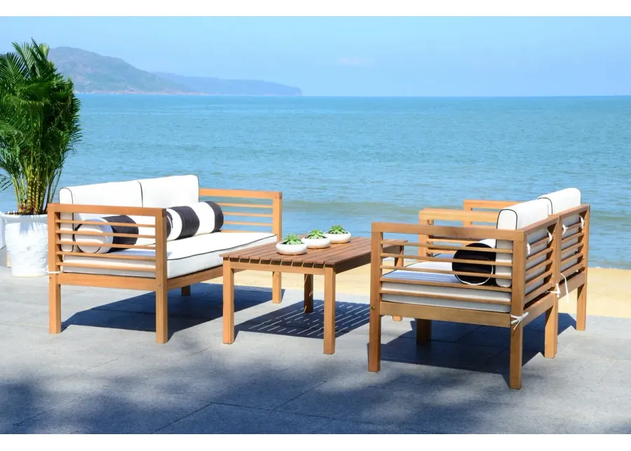 Alda 4 Pc Outdoor Set with Accent Pillows