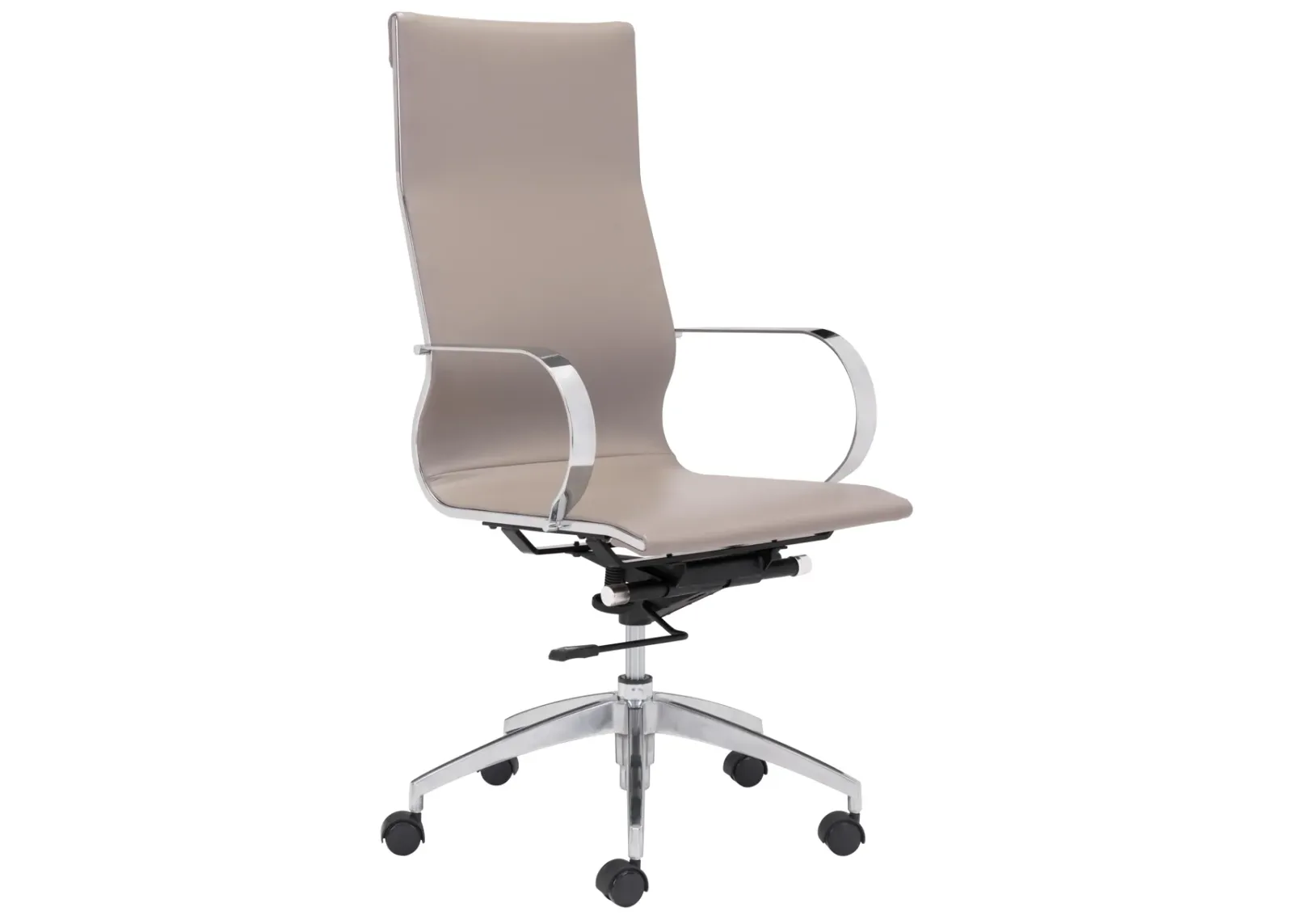 Glider High Back Office Chair Taupe