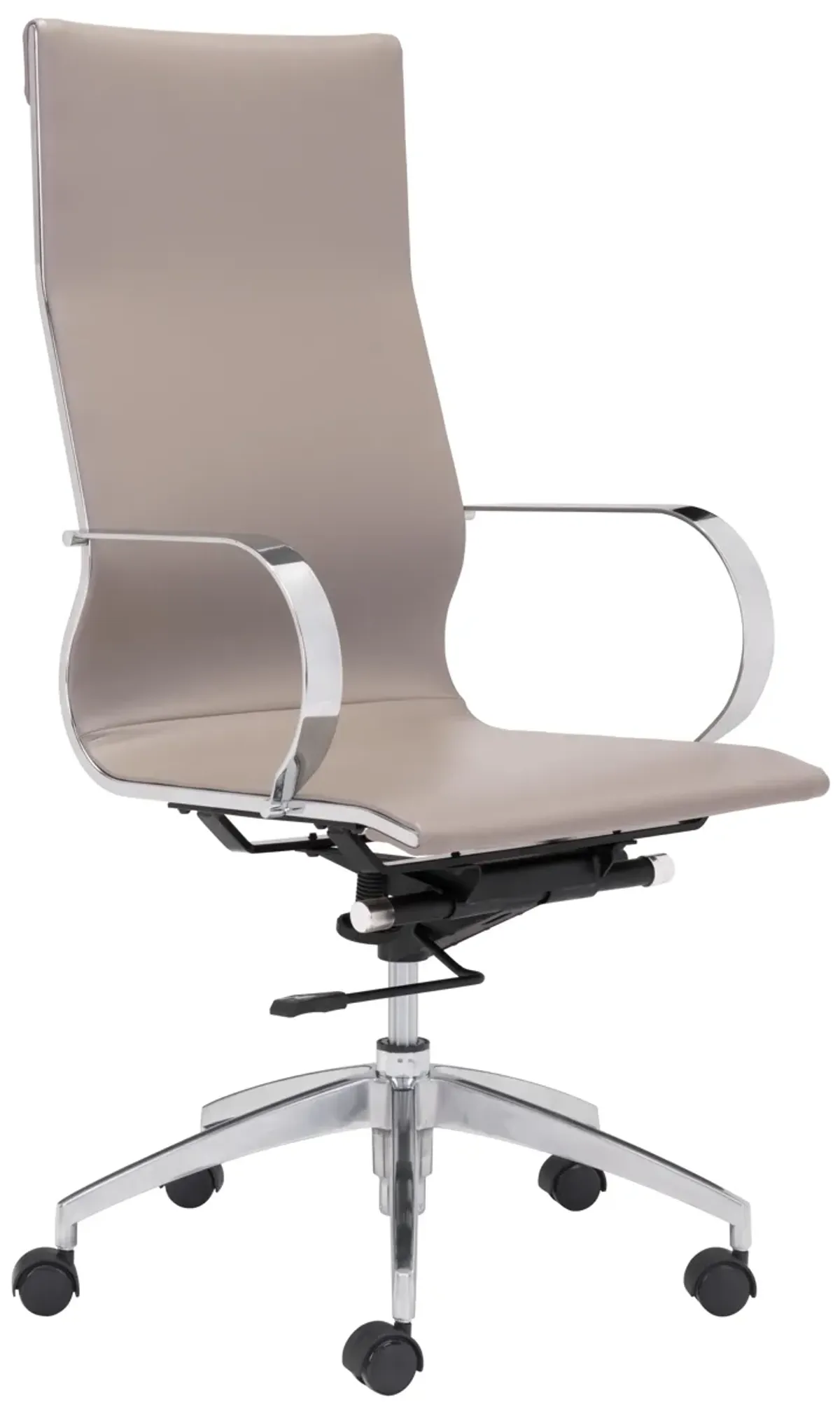 Glider High Back Office Chair Taupe