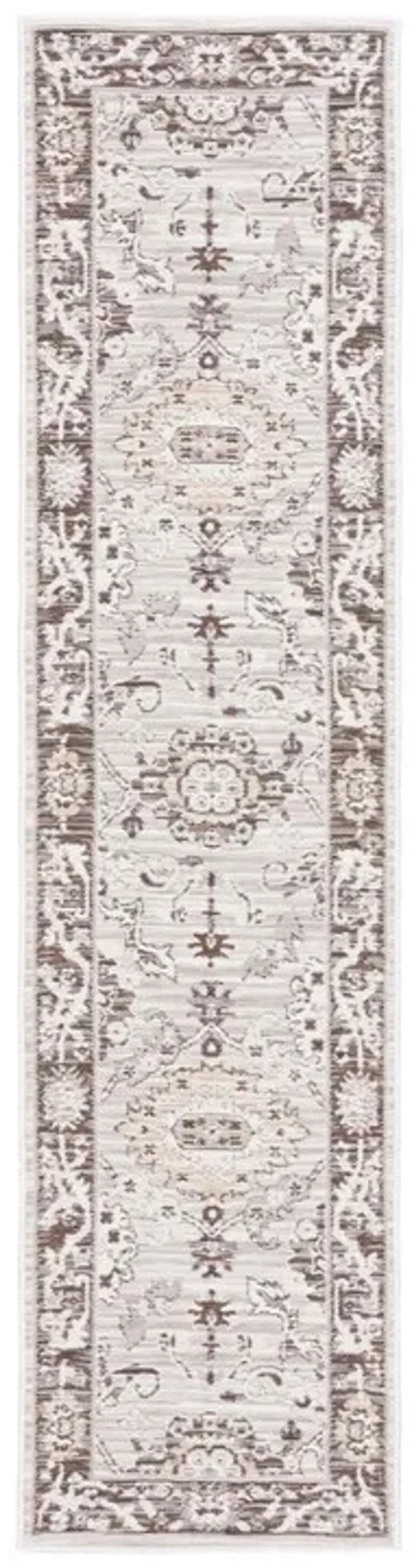 SUNRISE 624 Grey  2' X 8' Runner Rug