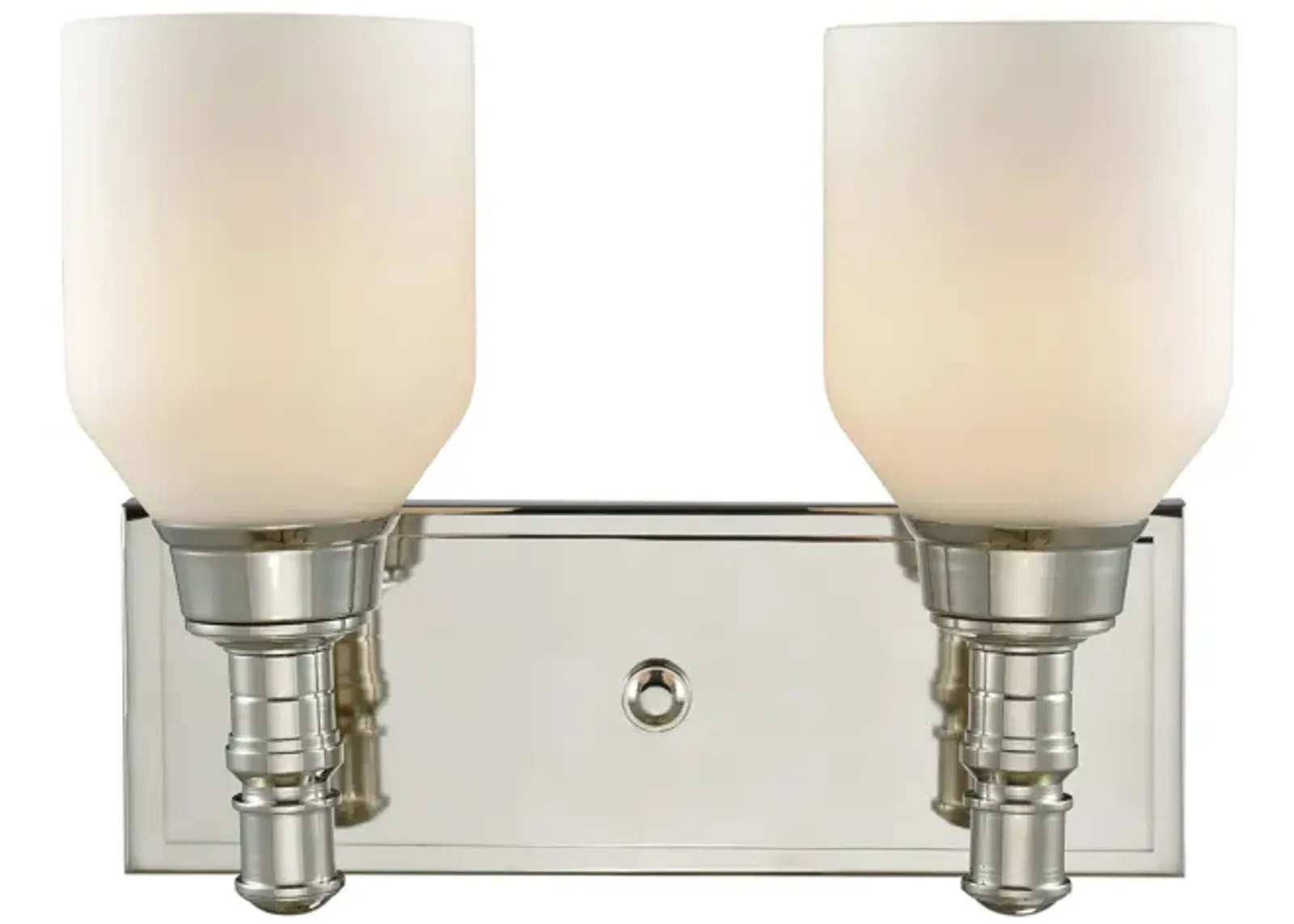 Baxter 12" Wide 2-Light Vanity Light - Polished Nickel