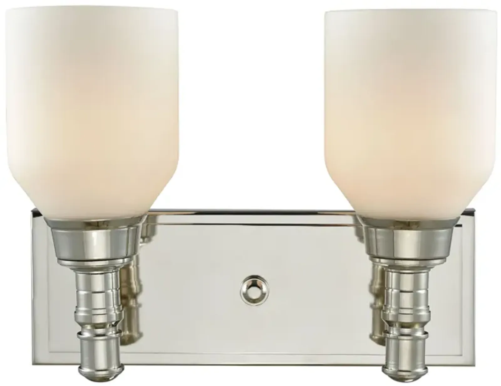 Baxter 12" Wide 2-Light Vanity Light - Polished Nickel